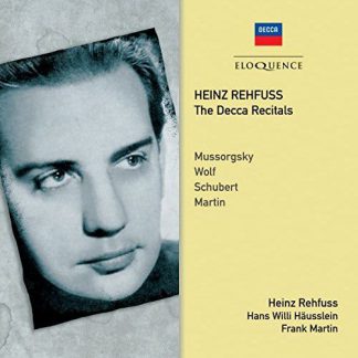 Photo No.1 of Heinz Rehfuss - The Decca Recitals