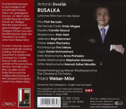 Photo No.2 of Dvořák: Rusalka, Op. 114