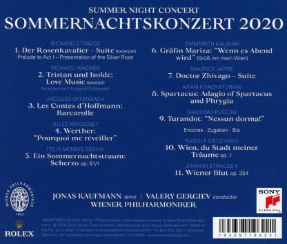 Photo No.2 of Wiener Philharmoniker - Sommernachtskonzert Schönbrunn 2020