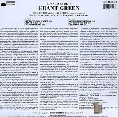 Photo No.2 of Grant Green: Born To Be Blue (Tone Poet Vinyl)