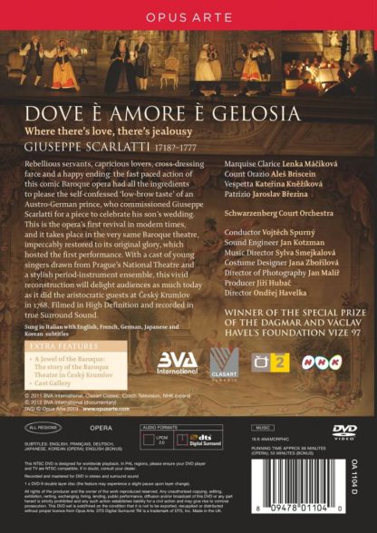 Photo No.2 of Giuseppe Scarlatti: Dove È Amore È Gelosia