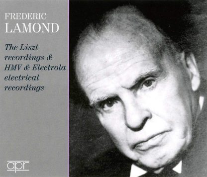 Photo No.1 of Frederic Lamond: The Liszt, HMV & Electrola Recordings