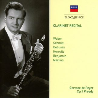 Photo No.1 of Gervase de Peyer: Clarinet Recital