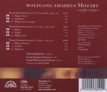 Photo No.2 of Wolfgang Amadeus Mozart: Piano Concertos Nos. 14, 23 & 25