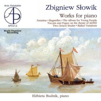 Photo No.1 of Slowik: Works for Piano