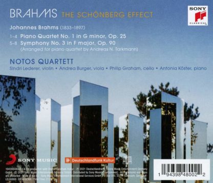 Photo No.2 of Johannes Brahms: Piano Quartet No. 1, Symphony No. 3 - The Schoenberg Effect