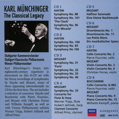 Photo No.2 of Karl Münchinger - The Classical Legacy