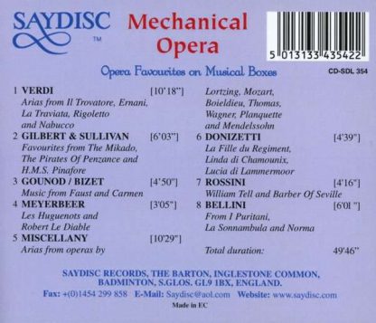 Photo No.2 of Musical Boxes - Mechanical Opera