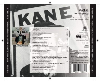 Photo No.2 of Herrmann: Citizen Kane (Soundtrack)
