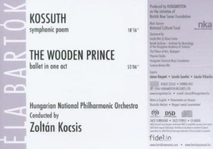 Photo No.2 of Bela Bartok: Kossuth - Symphonic Poem & The Wooden Prince