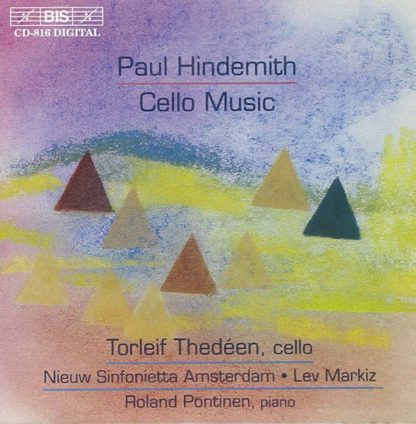 Photo No.1 of Paul Hindemith - Cello Music