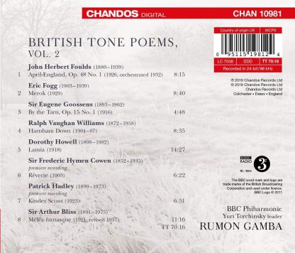 Photo No.2 of British Tone Poems Volume 2