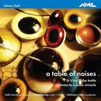 Photo No.1 of Simon Holt: a table of noises