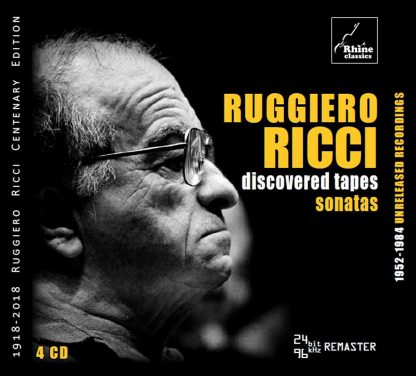 Photo No.1 of Ruggiero Ricci: Discovered Tapes, Sonatas