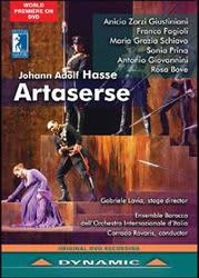 Photo No.1 of Hasse, J A: Artaserse (1730 Venice version) (DVD)