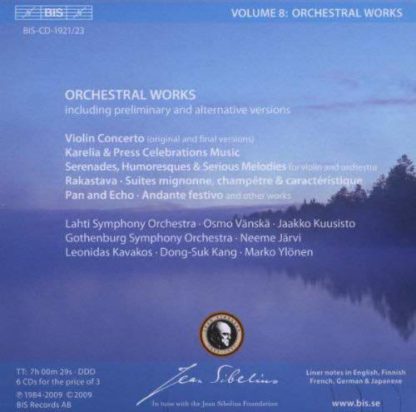 Photo No.2 of The Sibelius Edition Vol.8 - Orchestral Works