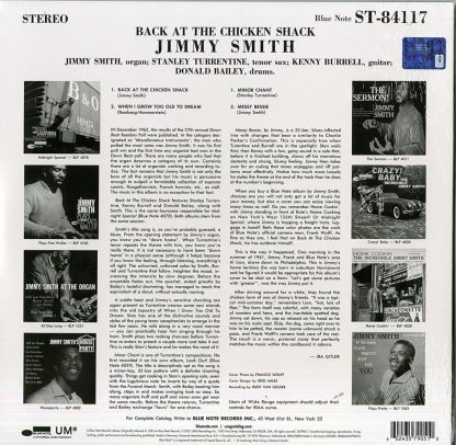 Photo No.2 of Jimmy Smith (Organ): Back At The Chicken Shack (Reissue Vinyl 180g)