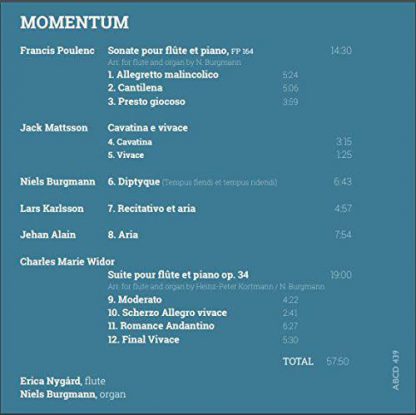 Photo No.2 of Momentum: Music for Flute and Organ