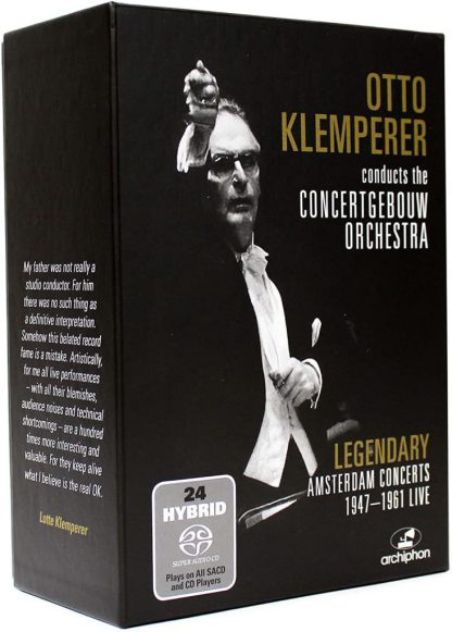 Photo No.2 of Otto Klemperer conducts the Concertgebouw Orchestra (Legendary Amsterdam Concerts 1947-1961 live)
