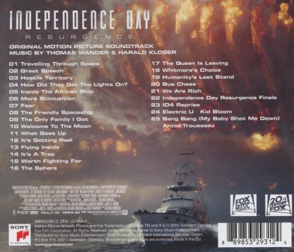 Photo No.2 of Independence Day: Resurgence (Original Motion Picture Soundtrack)