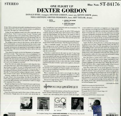Photo No.2 of Dexter Gordon: One Flight Up (Tone Poet Vinyl 180g)