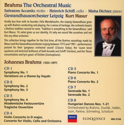 Photo No.2 of Brahms: Complete Orchestral Works