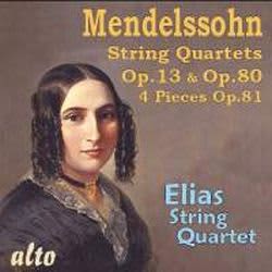 Photo No.1 of Mendelssohn String Quartets Nos. 2 & 6 & 4 Pieces, Op. 81