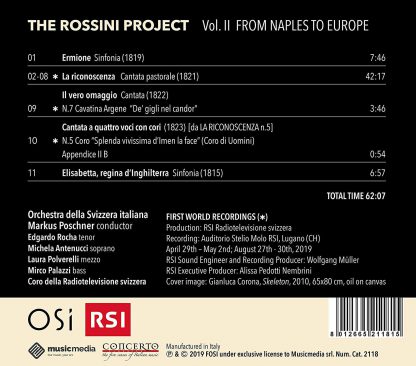 Photo No.2 of The Rossini Project, Vol. II: From Naples to Europe