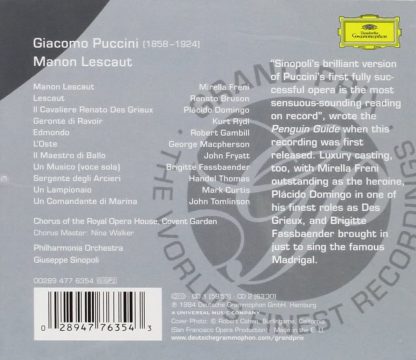 Photo No.2 of Giacomo Puccini: Manon Lescaut