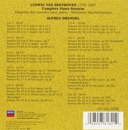 Photo No.2 of Beethoven: Complete Piano Sonatas No. 1-32