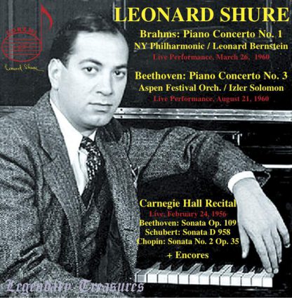 Photo No.1 of Leonard Shure plays Beethoven & Brahms
