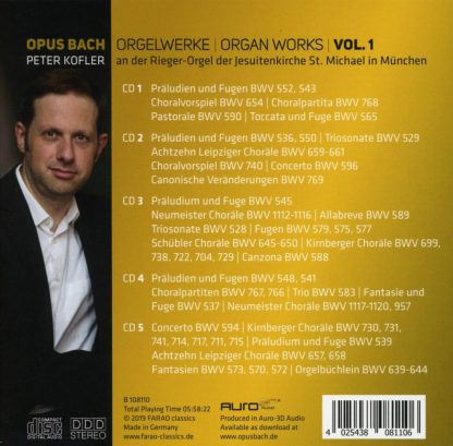 Photo No.2 of Opus Bach, Vol. 1 - Organ Works