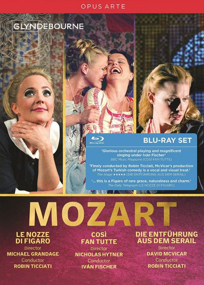 Photo No.1 of Mozart: Cosi fan tutte, Die Entfuhrung aus dem Serail, Le nozze di Figaro (Blu-Ray)