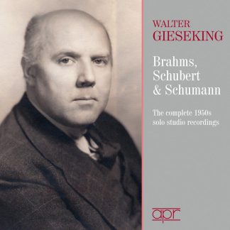 Photo No.1 of Brahms, Schumann & Schubert:The 1950s Solo Studio Recordings