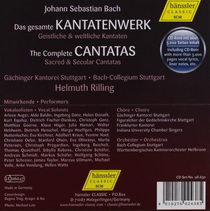 Photo No.2 of J. C. Bach: The Complete Cantatas (Special Edition)