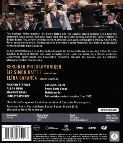 Photo No.2 of Berliner Philharmoniker, Sir Simon Rattle & Elina Garanca in Baden-Baden