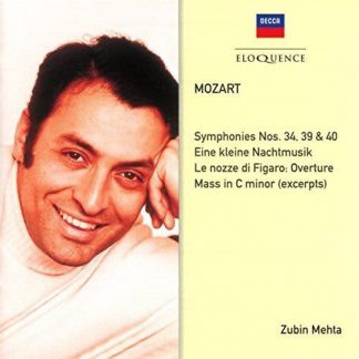 Photo No.1 of Mozart: Symphonies Nos. 34, 39, 40 & Eine kleine Nachtmusik