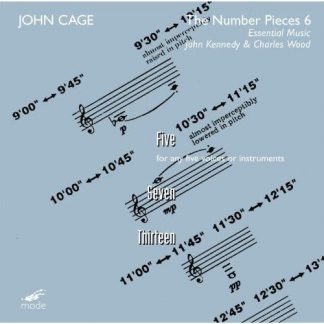 Photo No.1 of Cage Edition Volume 44 - The Number Pieces 6