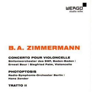 Photo No.1 of Cello Concerto, Photoptosis & Tratto II