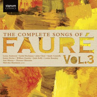Photo No.1 of Fauré: The Complete Songs Vol. 3