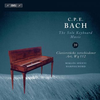 Photo No.1 of CPE Bach: Solo Keyboard Music Vol. 39