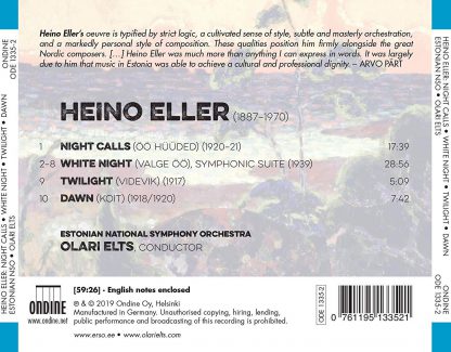 Photo No.2 of Heino Eller: Night Calls