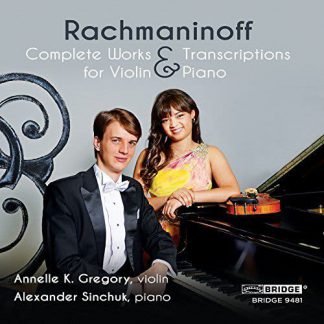 Photo No.1 of Rachmaninoff: Complete Works and Transcriptions for Violin and Piano