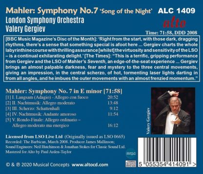 Photo No.2 of Mahler: Symphony No. 7
