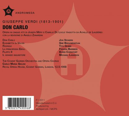 Photo No.2 of Verdi: Don Carlo