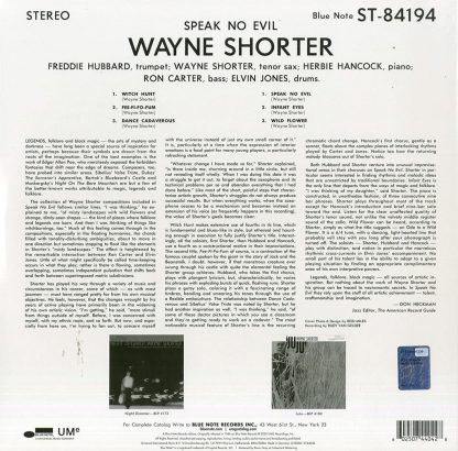 Photo No.2 of Wayne Shorter: Speak No Evil (Vinyl 180g)