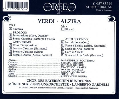 Photo No.2 of Verdi: Alzira