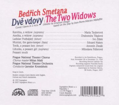 Photo No.2 of Smetana - The Two Widows