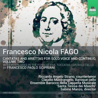 Photo No.1 of Fago: Cantatas for Solo Voice and Continuo Vol. 2