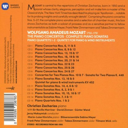 Photo No.2 of Mozart: The Piano Concertos, Complete Piano Sonatas & Chamber Music